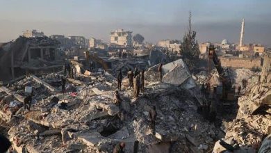 اقامه نماز در سوریه و امارات برای قربانیان زلزله