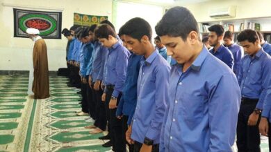 حضور روحانیون و ائمه جماعات جهاد کشاورزی در مدارس جهت اقامه نماز