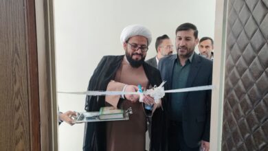 افتتاح نمازخانه جدید اداره کل سازمان محیط زیست استان لرستان