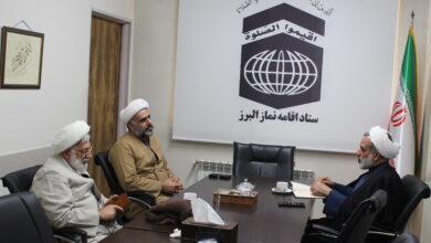 مسئول نهاد نمایندگی مقام معظم رهبری در دانشگاههای البرز با مدیر ستاد اقامه نماز استان دیدار کرد