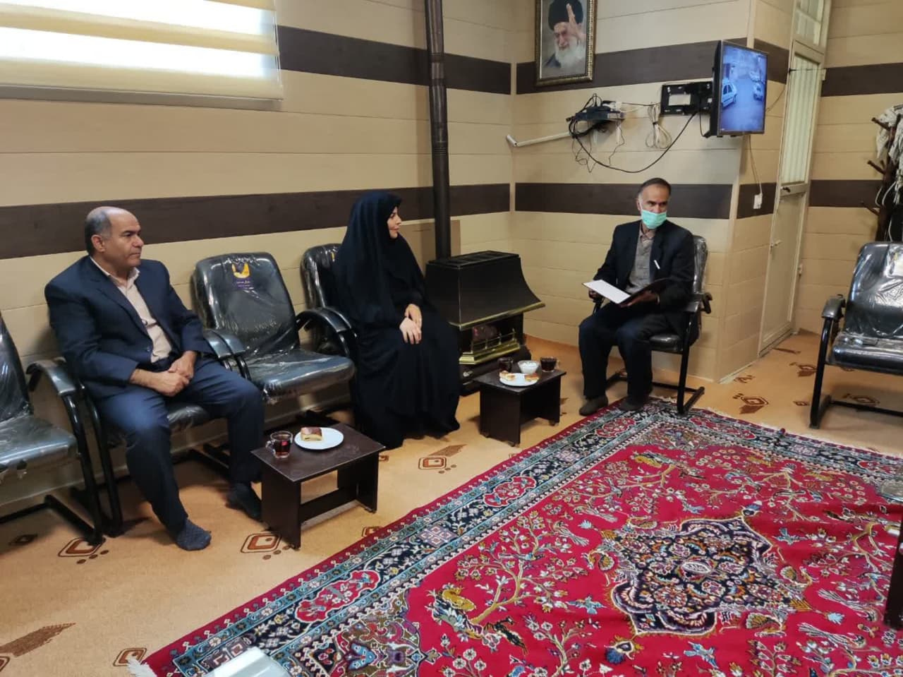 دیدار مدیرکل کانون پرورش فکری کودکان استان با مدیر ستاد اقامه نماز استان ایلام