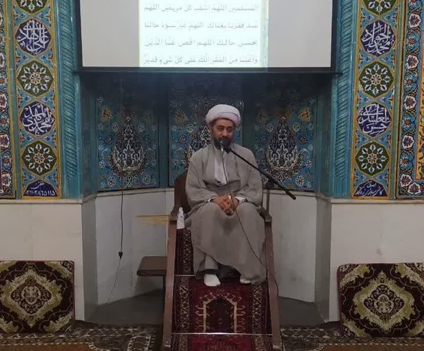 سخنرانی مدیر ستاد اقامه نماز، در مسجد چهارده معصوم ارم