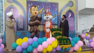 جشن 450 روزه اولی دختر در مسجد قبا مهرشهر بیرجند برگزار شد