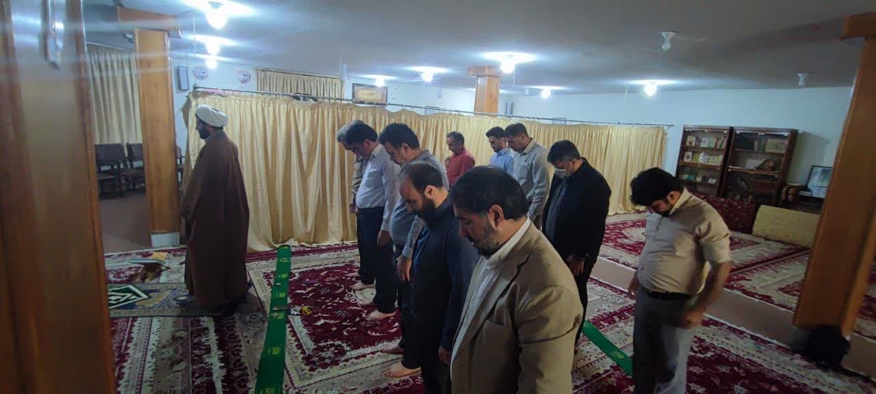 بازدید از نمازخانه های دستگاه های اجرایی استان
