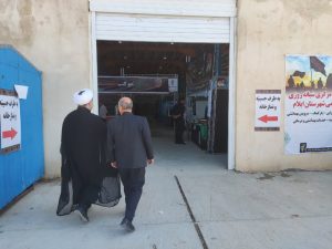 مدیر نظارت و ارزیابی ستاد اقامه نماز مرکز از فضاهای اقامه نماز مرز مهران بازدید کرد