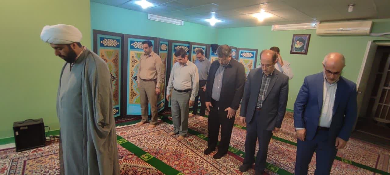 بازدید از نمازخانه های دستگاه های اجرایی استان