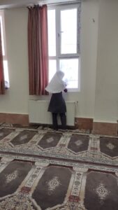 طرح نماز گنج ناز در مدارس شهرستان کهک برگزار شد