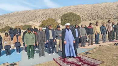 اردو نمازی در شهرستان بدره برگزار شد