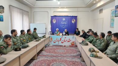 نشست تخصصی نماز ویژه افسران و درجه داران گروه 55 توپخانه ارتش استان اصفهان