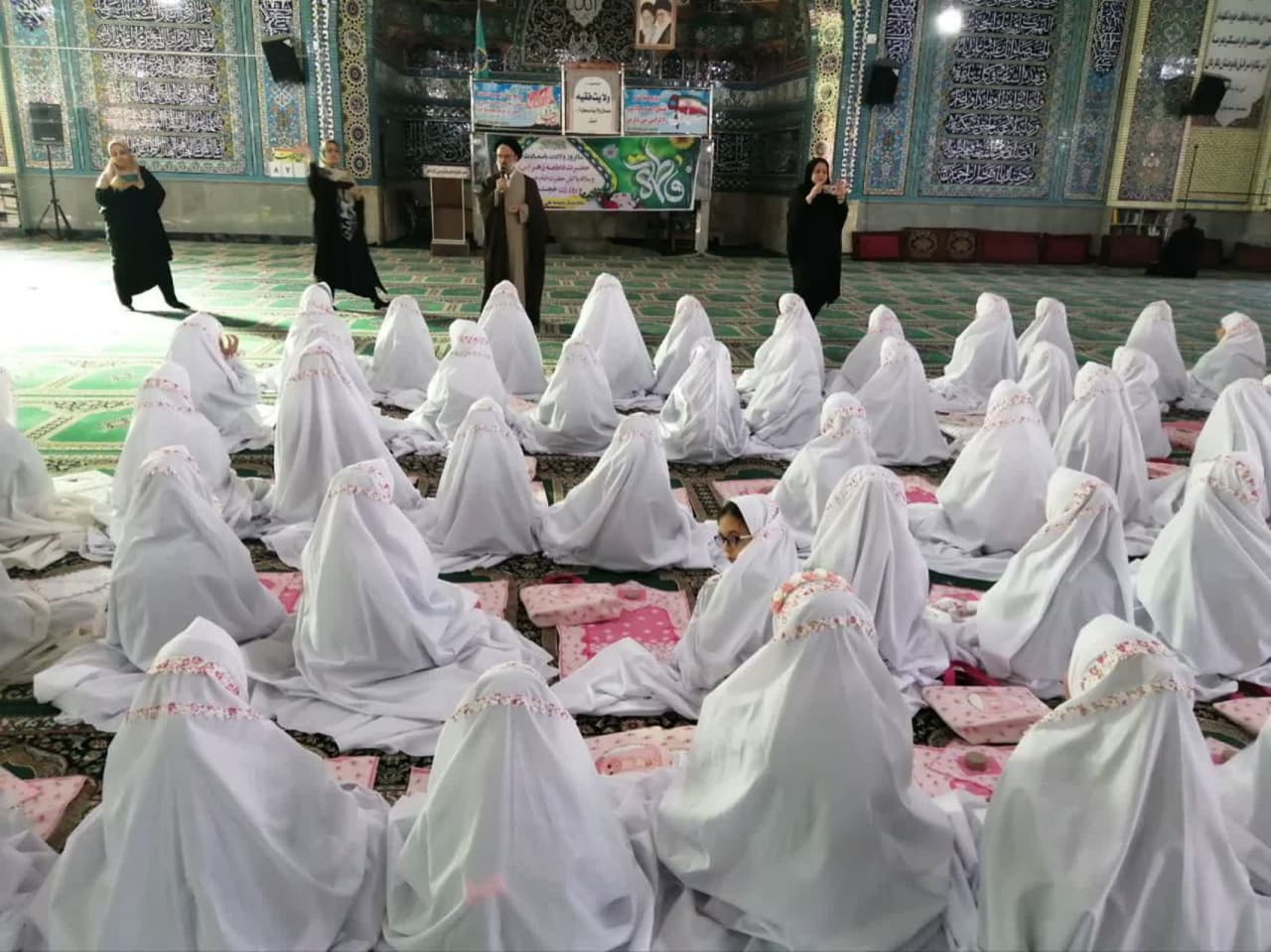 جشن عبادت دانش آموزان مدرسه حضرت فاطمه(س) علی آباد کتول
