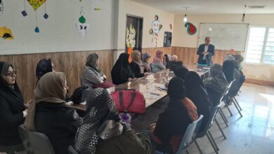 جلسه آموزشی بانوان خانه دار فارس