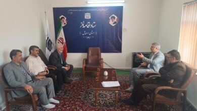 دیدار مدیر درمان تامین اجتماعی استان اردبیل با مدیر ستاد اقامه نماز