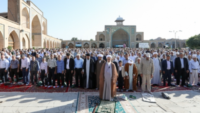 نماز عید قربان در قزوین برگزار شد