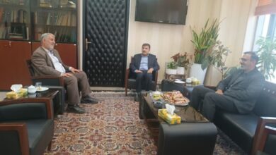 مدیر ستاد اقامه نماز استان گلستان با رئیس جدید اداره امور شعب بانک ملی دیدار کرد