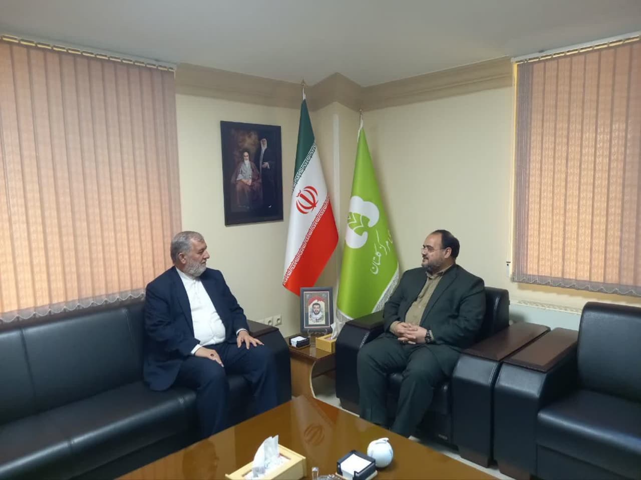 دیدار مدیر ستاد اقامه نماز استان گلستان با مدیرکل صدا و سیما