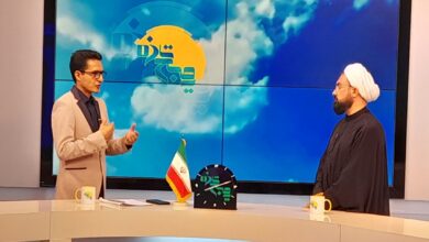 حضور مدیر ستاد اقامه نماز استان سمنان در برنامه زنده تلویزیونی "یه صبح تازه"
