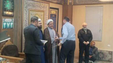 آیین تجلیل از فعالان و برگزیدگان نماز اداره کل زندانهای استان سمنان برگزار شد