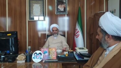 دیدار مدیر ستاد اقامه نماز استان با امام جمعه جلفا