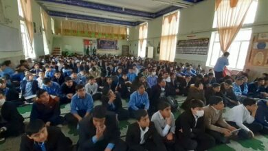 طرح نیایش در بهار تعلیم و تربیت در شهرستان گناباد برگزار شد